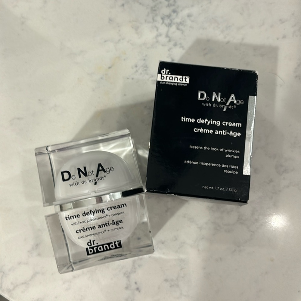 Do Not Age with dr.brandt time defying cream lessens look of wrinkles, plumps